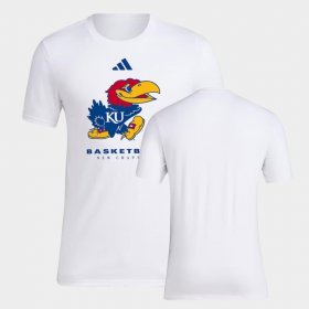 On Court Kansas Jayhawks Fresh Mens White T-Shirt 889901-137