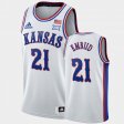 #21 Joel Embiid 1990s Throwback Kansas 76ers Men White Jersey 575434-540